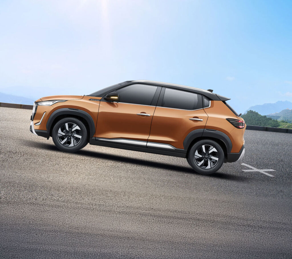 Aide au démarrage en côte .
Fini le stress en pente. Gardez le contrôle sans reculer grâce à l’Hill Start Assist de la Nissan MAGNITE.